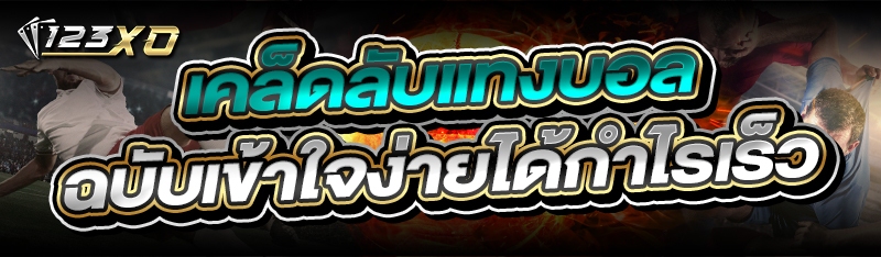 เคล็ดลับแทงบอล ฉบับเข้าใจง่ายได้กำไรเร็ว