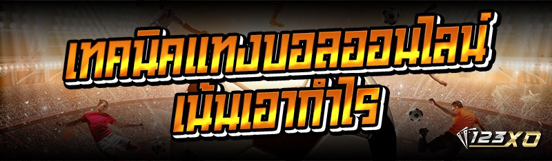 เทคนิคแทงบอลออนไลน์ เน้นเอากำไ